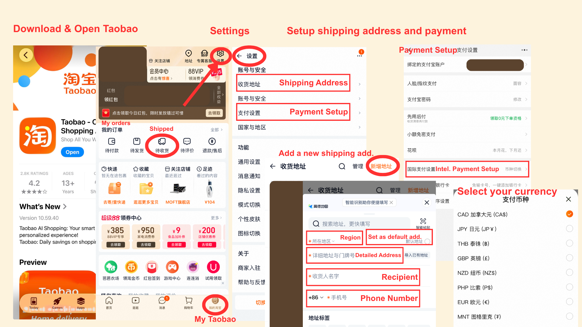 Comment utiliser Taobao en Chine : un guide étape par étape pour les visiteurs étrangers